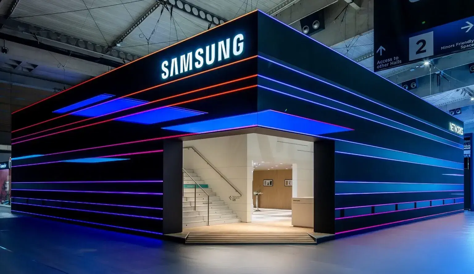 MWC Exhibition Samsung Networks